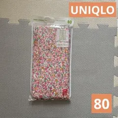 【新品未使用】UNIQLO ベビーレギンス 80 ピンク
