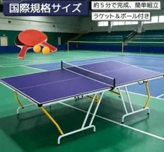 SAN-EI】美品 卓球台 セパレート式 ラケット2本 ピン球 - メルカリ