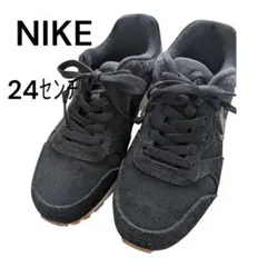 ✨️学生さん通学用に✨️NIKE ブラックスニーカー 24センチ