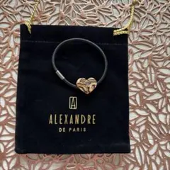 極美品♡希少ALEXANDRE DE PARIS 黒バレッタ【箱•袋付】バラの花 極美品♡希少ALEXANDRE DE PARIS 黒バレッタ【箱•袋付】バラの