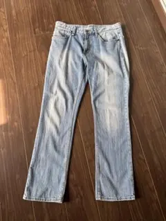 デニム ジーンズ ライトブルー ストレート カジュアル サイズ32×30