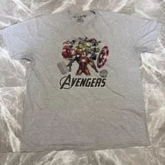 古着MARVELアベンジャーズTシャツアイアンマンUSAグレーメンズXL