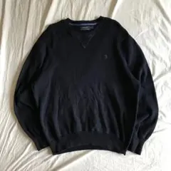 Polo by Ralph Lauren クルーネック ニット L ネイビー