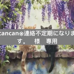 cancan※連絡不定期になります。様　専用