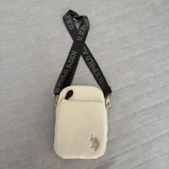 U.S. POLO ASSN. コーデュロイショルダーバッグ
