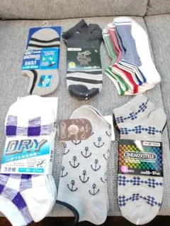 ☆新品未使用品☆メンズ靴下 　13足セット 　25-27cm