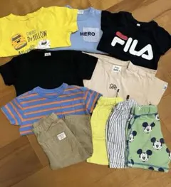 子供服　まとめ売り　90-95サイズ　10枚 Tシャツ　パンツ