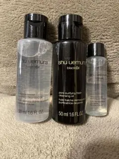 shu uemura ブラッククレンジングオイル &ブライトクレンジングオイル