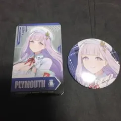 アズールレーン　渋谷　TSUTAYA　プリマス　プラスチックカード　缶バッジ