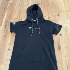 LOVETOXIC×Champion フード付きワンピース ブラック140㎝