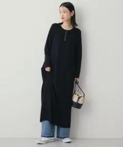 アメリカンホリック バイパチリブヘンリーニットワンピース