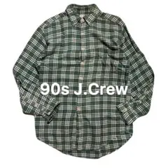90s J.Crew シャツ ジェイクルー チェックシャツ ヴィンテージ 古着