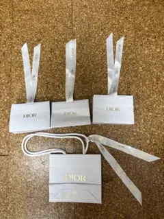 Dior ギフトバッグ 4枚セット ホワイト