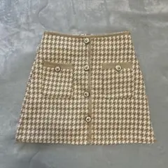 Ready me go! 千鳥柄台形ミニスカート