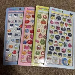 たまごっち 4枚セットボンボンドロップシール 3Dシール