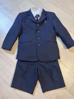 即発送！男の子　入学式 フォーマルスーツ 紺色 120cm ジャケット ズボン