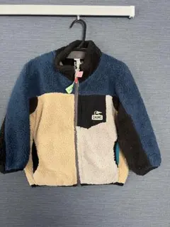 CHUMS キッズ M フリースジャケット ネイビー/ベージュ/ブラック