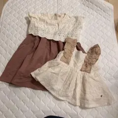 新品　アプレレークル　ワンピース　チュニック　2点セット　レース