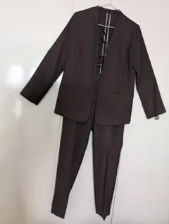 ブラウン パンツスーツ レディース　 NEXTBLUE