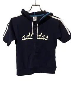 adidas アディダス 平成ファッション ネイビー フード付きパーカー