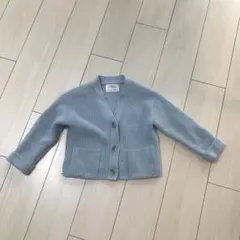 カーディガン　水色　120 ZARA