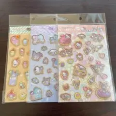 サンリオキャラクターズ ストーン付き キャンディシール 3枚セット