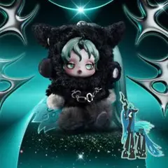 SKULLPANDA × My Little Pony ぬいぐるみペンダント