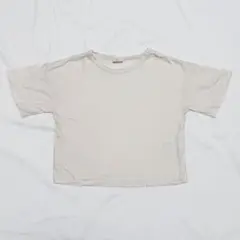 futafuta 無地 オフホワイト 半袖 Tシャツ 100のサムネイル