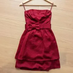 La Defence サテンドレス　ラディファンス 結婚式 二次会