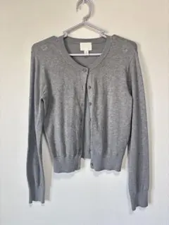 H&M クルーネック カーディガン グレー Sサイズのサムネイル