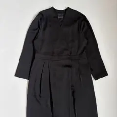 Conte サテン カシュクール オールインワン ブラック オケージョン 最