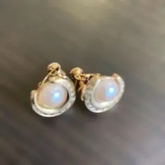 ゴールド パール イヤリング