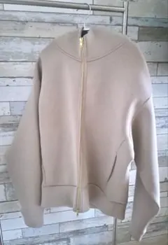 NANO universe テックダンボール ダブルジップBIGパーカー　M