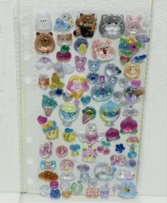 おすそ分けシール　ボンボンドロップシール　動物　うるちゅるポップシール