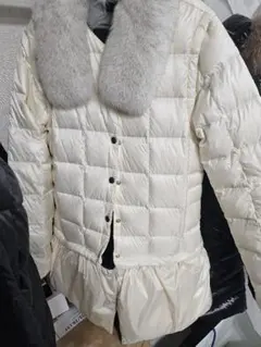 新品 今期新作 TAION ヒーティングジャケット ファーペプラム袖セット