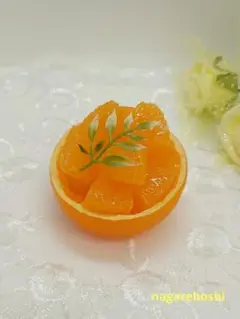 食品サンプル★リアルサイズ★カットフルーツオレンジ★