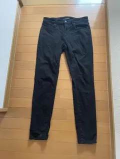 UNIQLO JEANS ブラック ウエスト76cm スキニー　黒