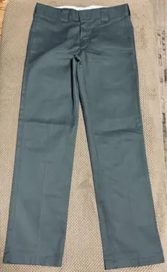 美品/ Dickies ディッキーズ ワークパンツ グレー スリムストレート