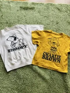 PEANUTS キッズTシャツ　2枚セット　120㎝　スヌーピー
