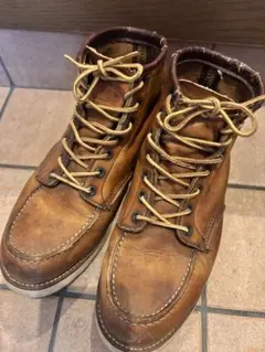 レッドウィング　8875 10E 羽タグ 極上革質 REDWING 刺繍羽タグ 8875セッターブーツ赤茶 8.5E 美品