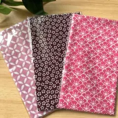 【新品未使用】日本製 おしゃれ手ぬぐい 和柄 吸水速乾 花柄　３枚セット