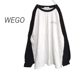 【ウィゴー】ラグラングラフィックビッグT ロゴTシャツ ロンT オーバーサイズ