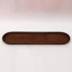 煎茶道具 煎茶盆　黒松　長盆　一文字盆 木製 古美術　工芸品　骨董品 煎茶道具 煎茶盆】 一文字盆 1尺5寸 塗り 角 鉄刀木（タガヤサン