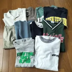 GU、WE GO、Right-on等メンズトップスおまとめ売り10点！