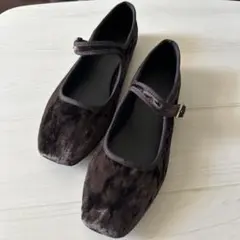 GU メリージェーンシューズ ダークブラウンMサイズ