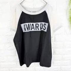 オンザカウチ【M】半袖Tシャツ ブラウス シースルー バイカラー ブラックのサムネイル