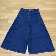 値下げ Levi's ダークデニム ワイドレッグジーンズ Lsize
