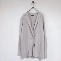 icb アイシービー（S）テーラードジャケット レーヨン　ニットジャケット