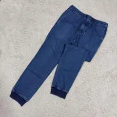 ジーユー デニムジョガーパンツ カジュアル ストリート リラックス 楽ちん 軽量