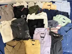 メンズ　シャツ　ポロシャツ　ニット　まとめ売り　21点